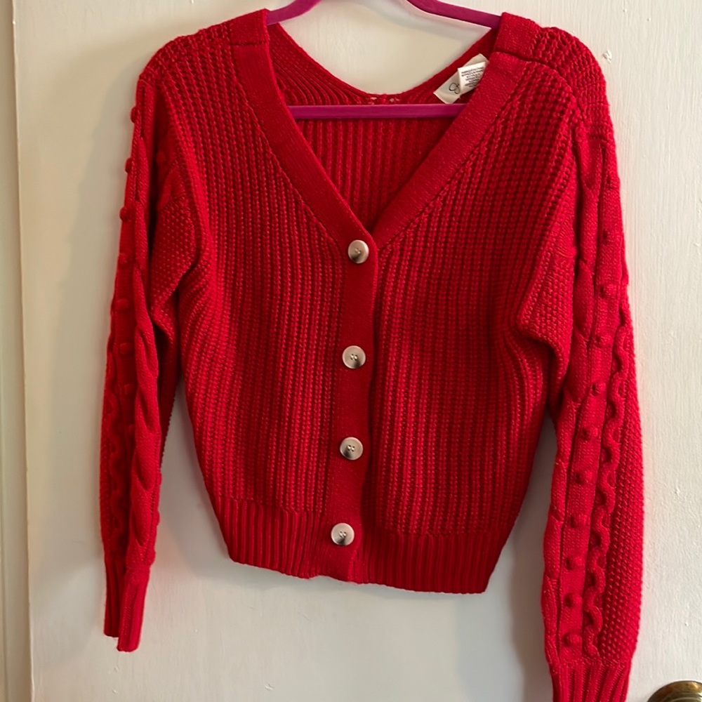 Red sweater